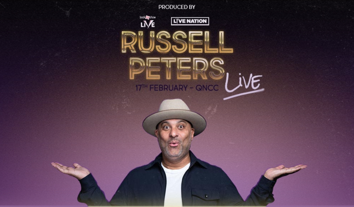 GLOBAL COMEDY SUPERSTAR RUSSELL PETERS TO BRING LAUGHTER TO DOHA ON HIS LATEST WORLD TOUR